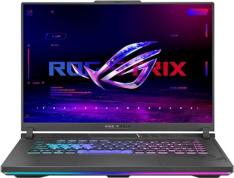 ASUS ROG Strix G16 (2024) Gaming Laptop, 16” 16:10 FHD 165Hz Display, NVIDIA® GeForce RTX™ 4060, Intel Core i7-13650HX, 16GB DDR5, 1TB PCIe Gen4 SSD, Wi-Fi 6E, Windows 11, G614JV-AS74