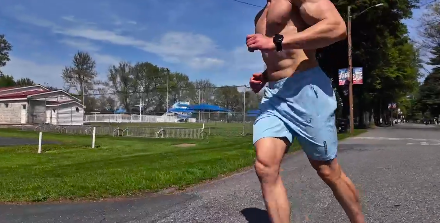 NORTHYARD Men's Athletic Running Shorts