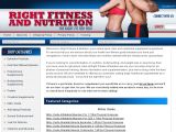 Right Fitness and Nutrition