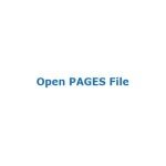 Open PAGES File