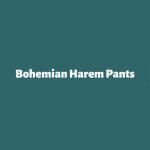 Bohemian Harem Pants