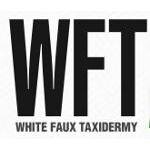 White Faux Taxidermy