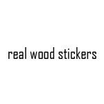 Real wood stickers